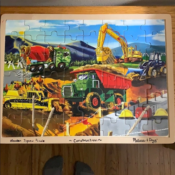 melissa doug construction puzzle